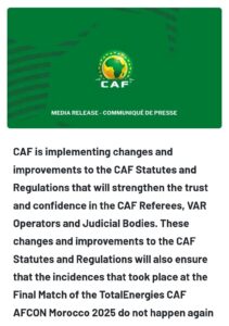 تصريحات قوية من رئيس الكاف… هل تعيد الهلال للمشهد !